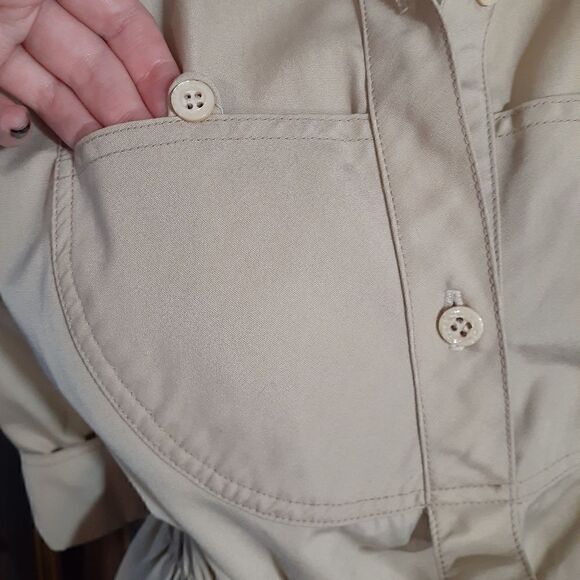 Vintage Khaki Mini Dress - Picture 8 of 13